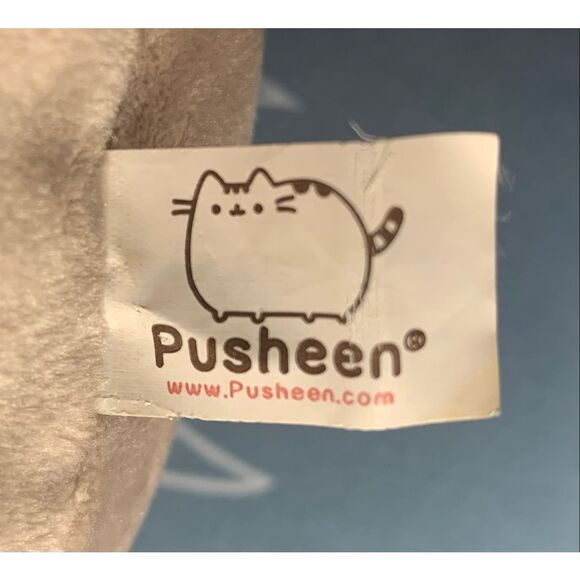 2 PUSHEEN GUND Plush Rainbow UNICORN & BIRTHDAY CAT stuffed animal LOT - Picture 3 of 11